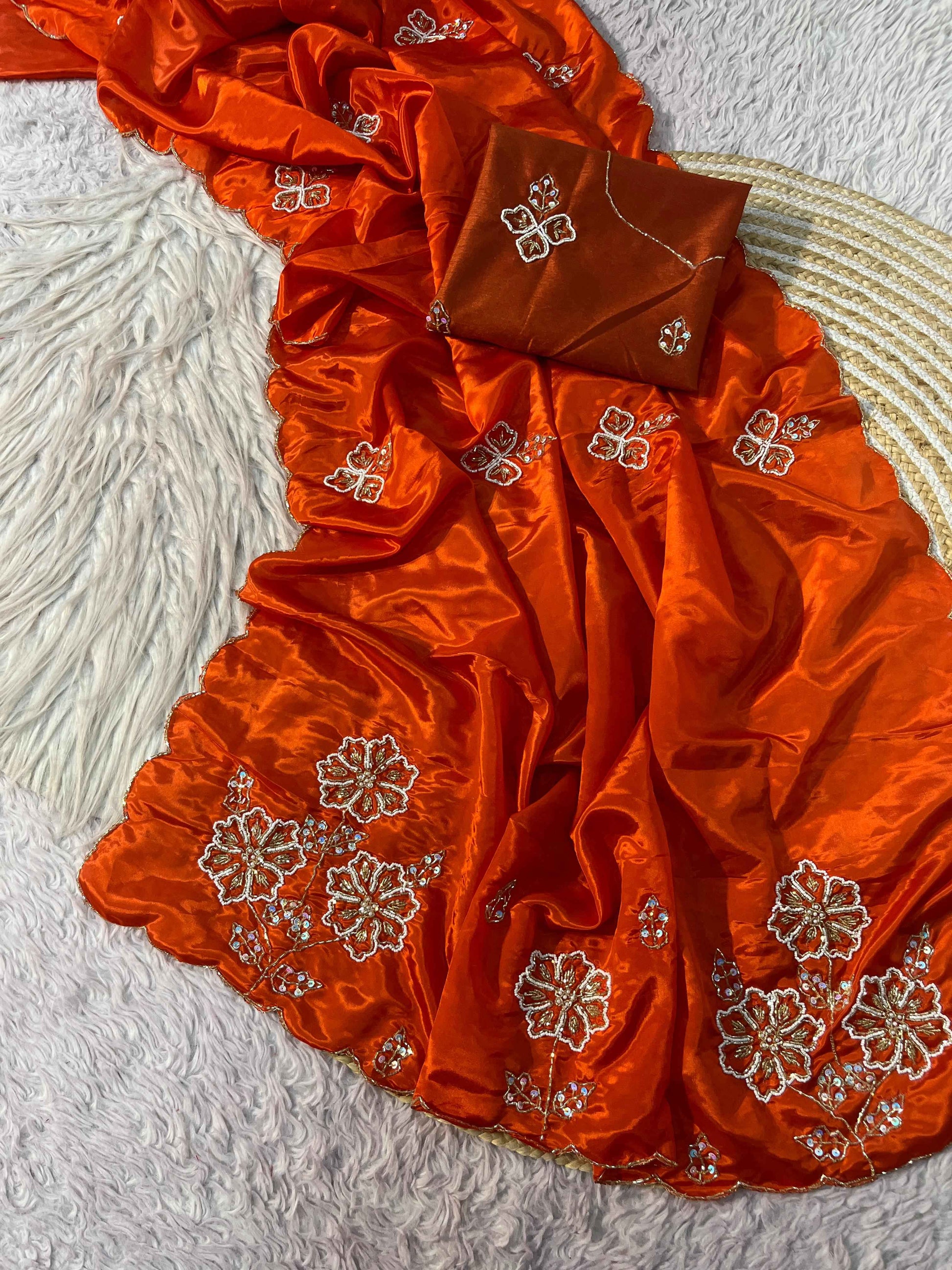 KesariRoop Khatli Handcrafted Silk Saree Ganpati