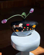 Ceramic Horse Vase