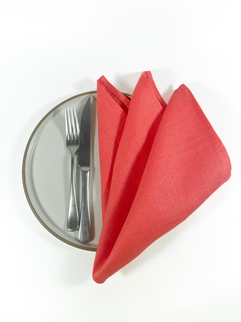 Pink Linen Napkin Set-1