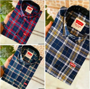 Mens check Shirts in Pack of 3 18893