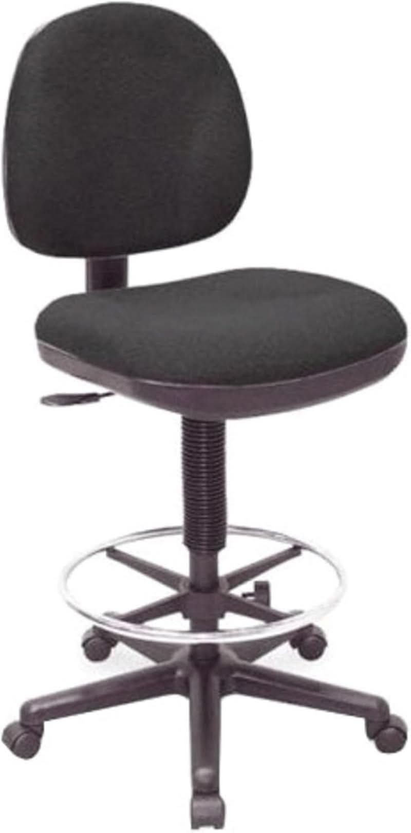 Pneumatic Adjustable Office Stool Black Multitask Ergonomic-2