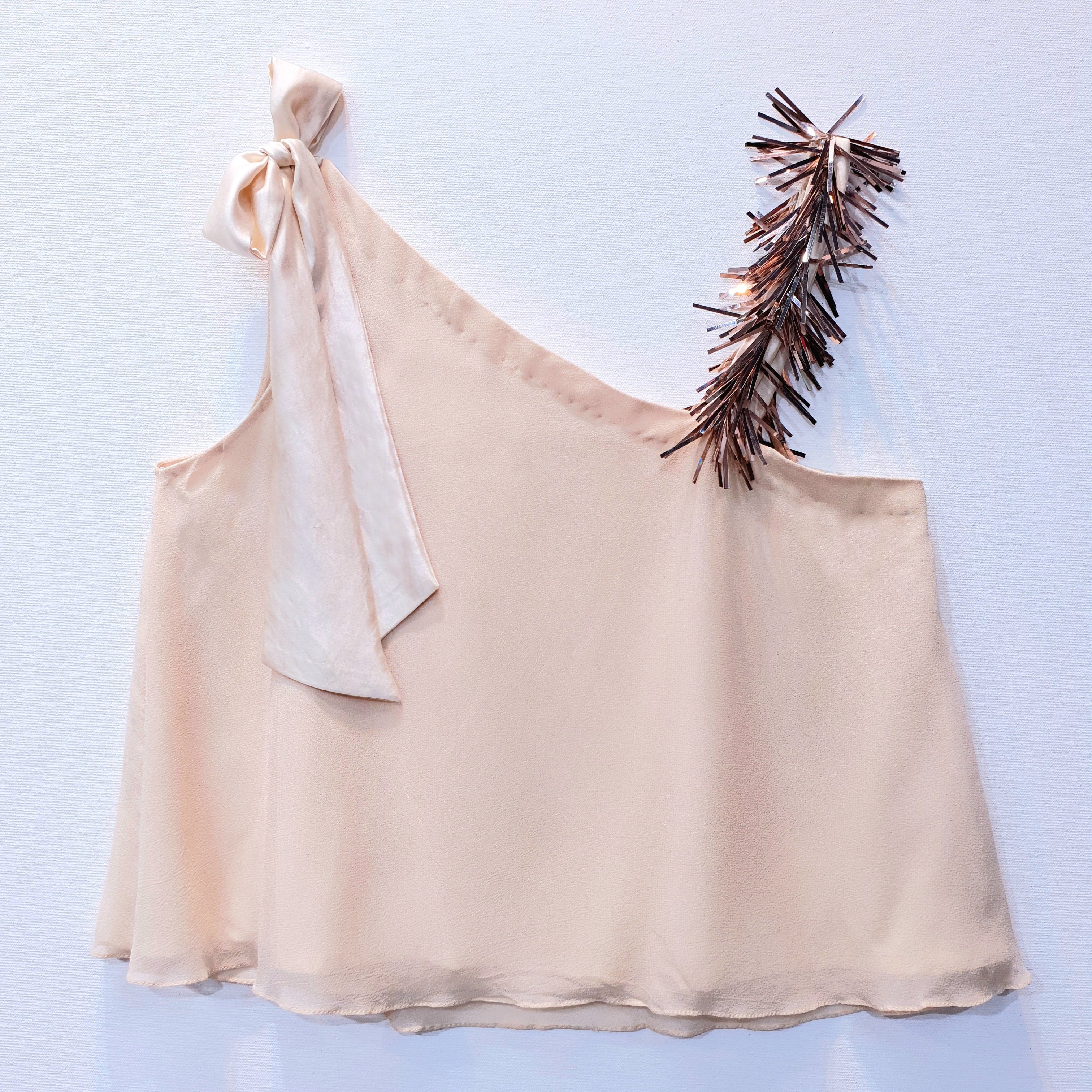 Sleeveless Crop Top with Embroidered Sequins Strap-0
