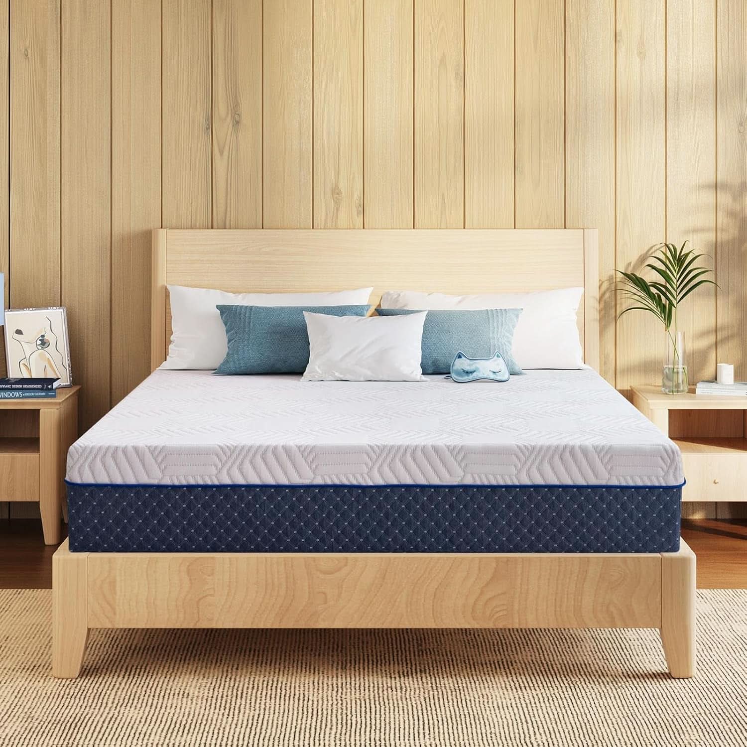 12 Inch King Size Gel Memory Foam Mattress in Box-0