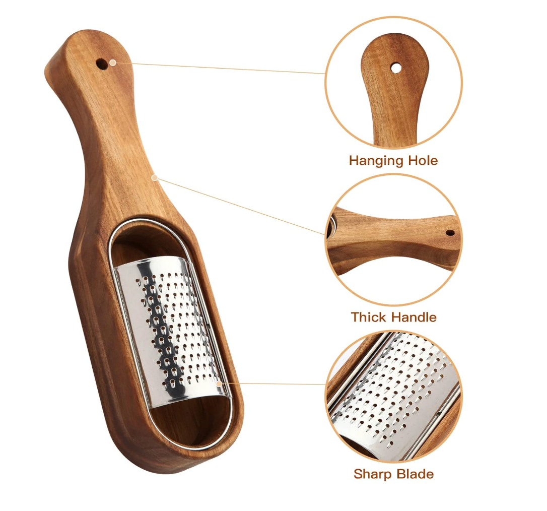 Wood Handle Cheese Grater