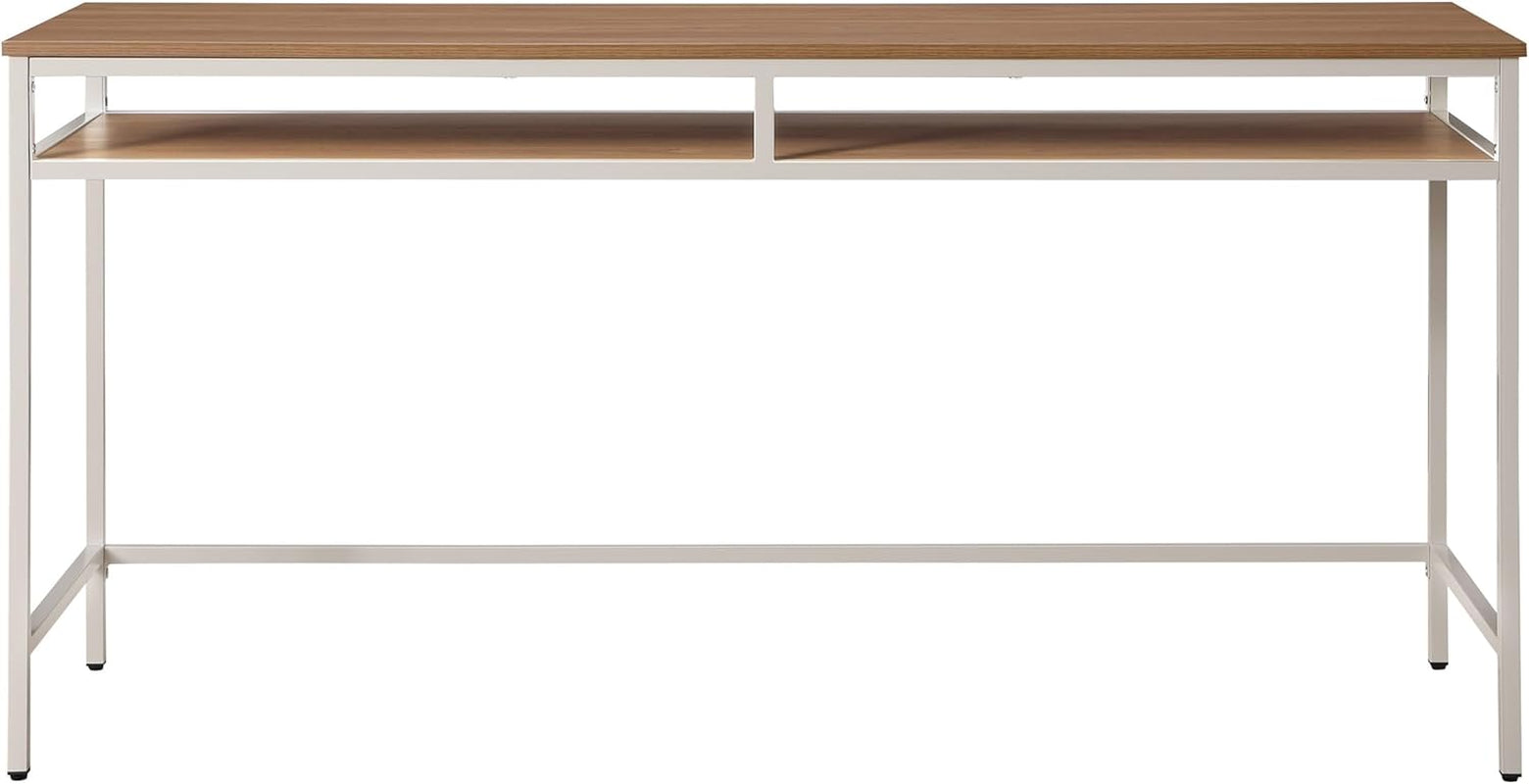 60 Inch Industrial Grade Woodgrain Office Desk Oak Top-3