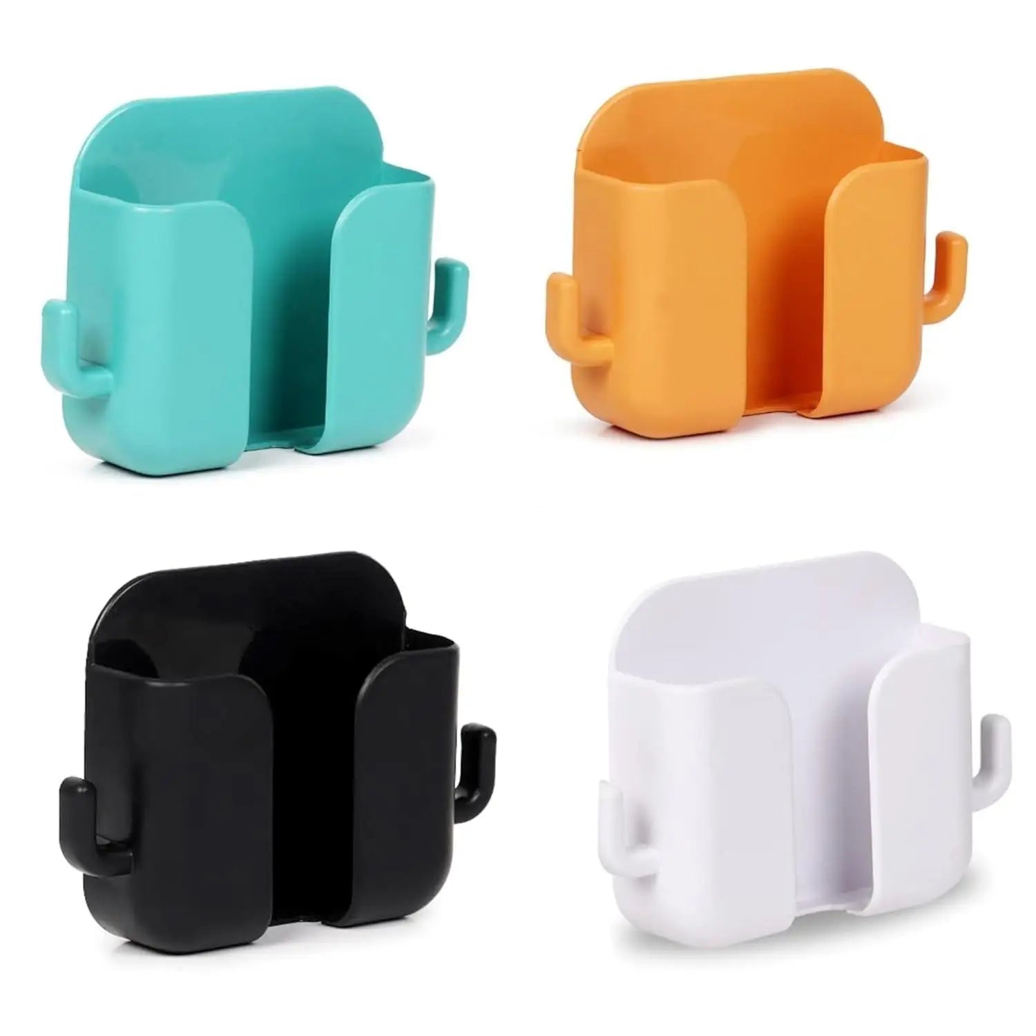 Wall Mounted Mobile Holder With Adhesive Strips (Pack of 8)