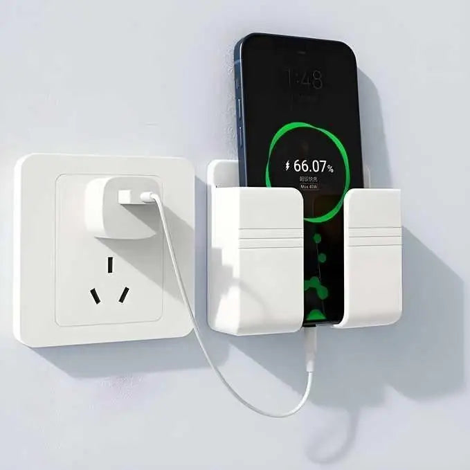Wall Mounted Mobile Holder With Adhesive Strips (Pack of 8)