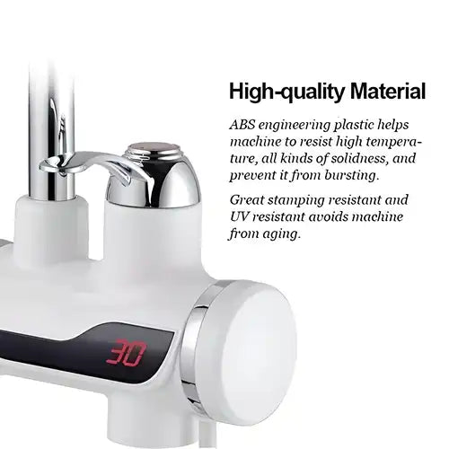 Instant Water Heater Electric Faucet Kitchen/Bathroom Hot Water Heating Tap Tankless
