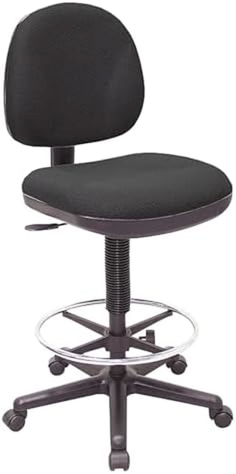 Pneumatic Adjustable Office Stool Black Multitask Ergonomic-3