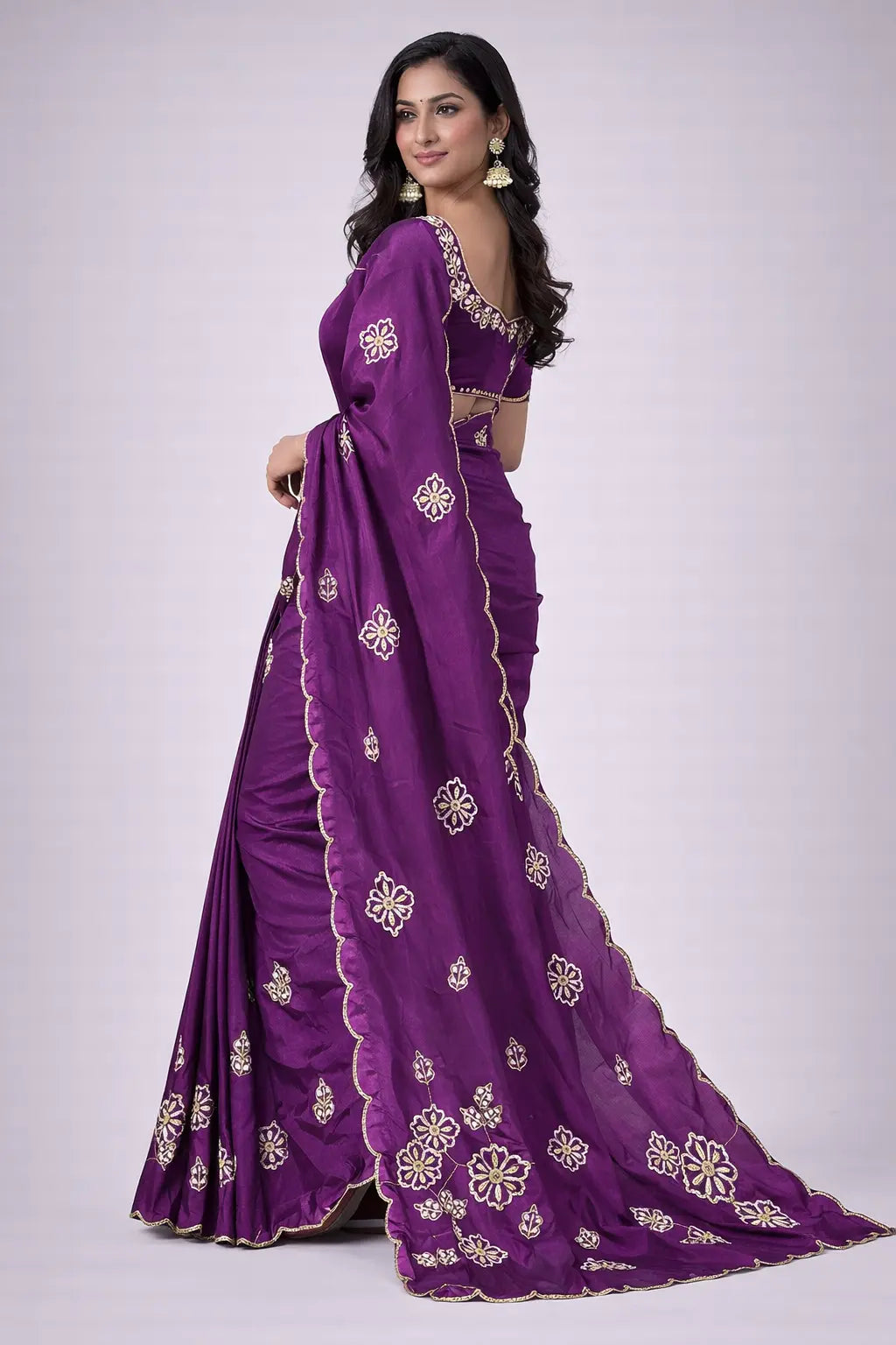 JamuniRoop Khatli Handcrafted Silk Saree Ganpati