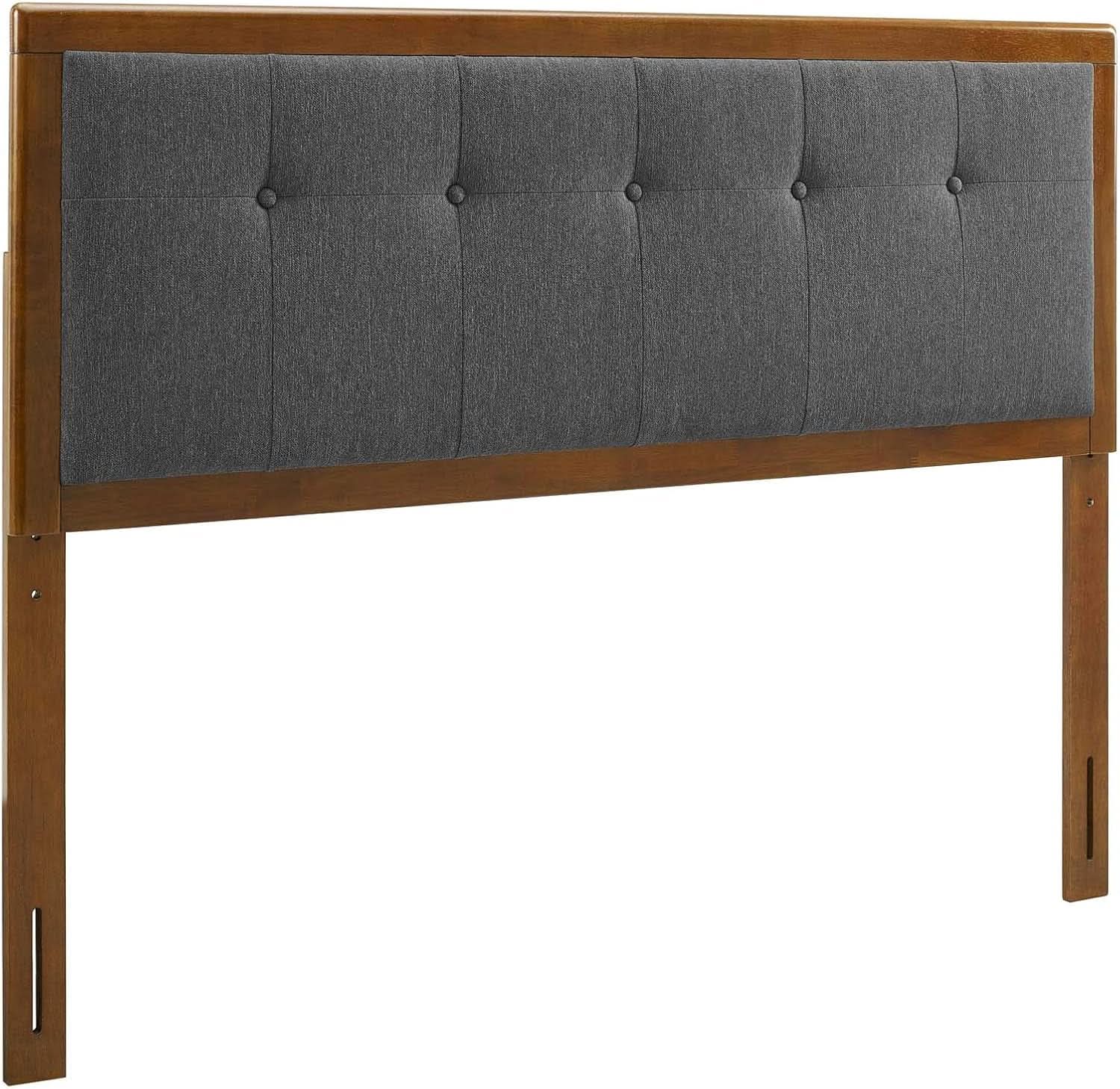 Modern Tufted Queen Headboard with Foam Padding-2