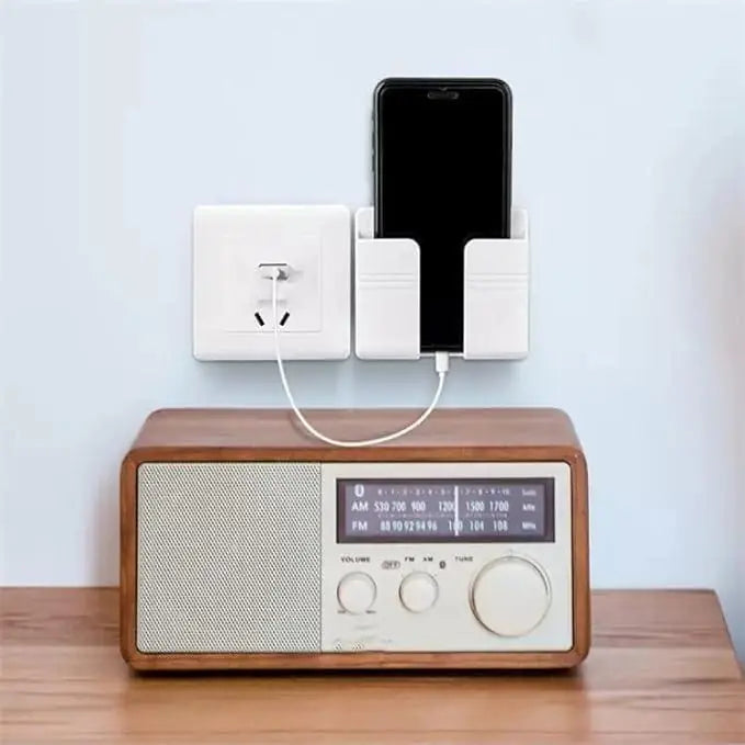 Wall Mounted Mobile Holder With Adhesive Strips (Pack of 8)
