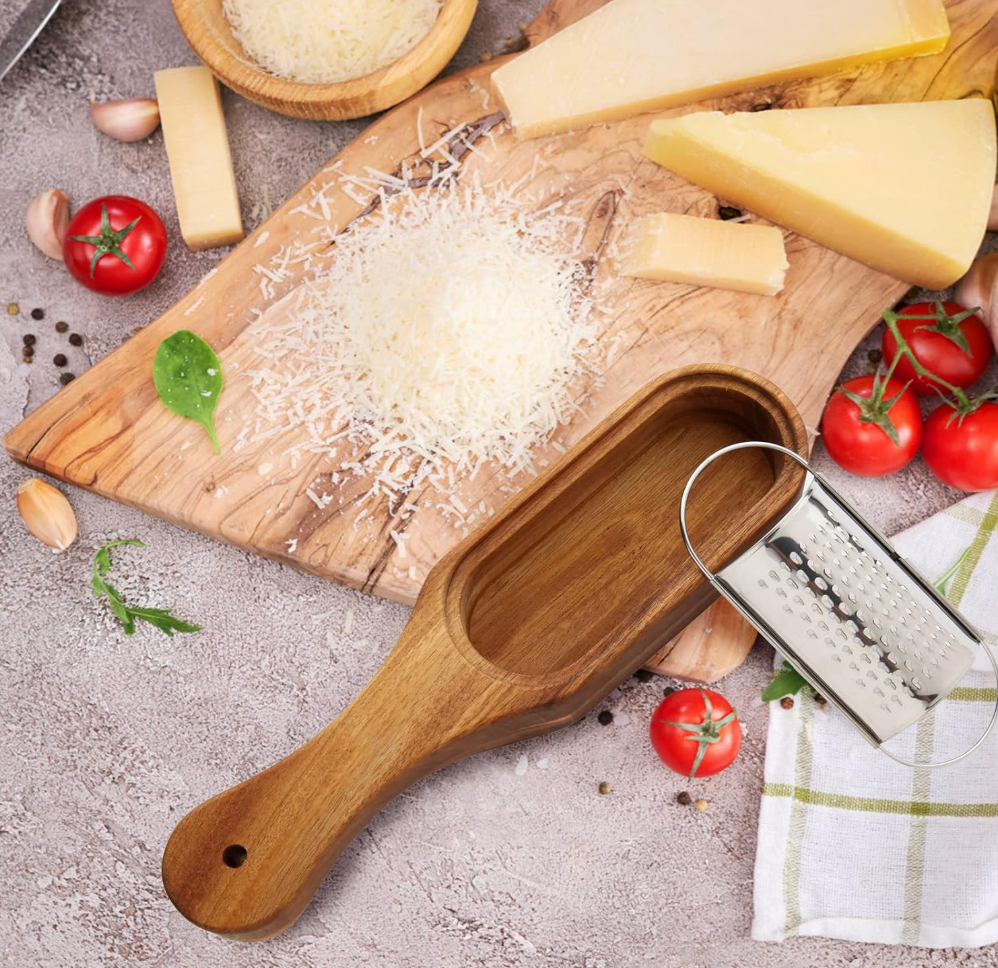 Wood Handle Cheese Grater