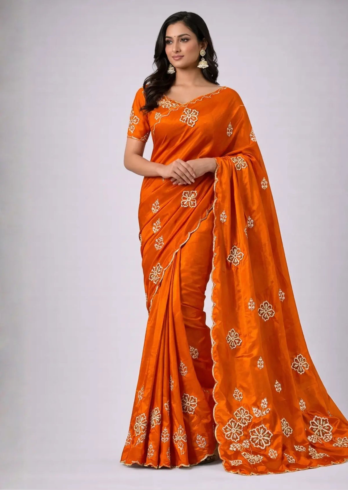 KesariRoop Khatli Handcrafted Silk Saree Ganpati