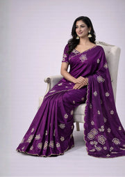 JamuniRoop Khatli Handcrafted Silk Saree Ganpati