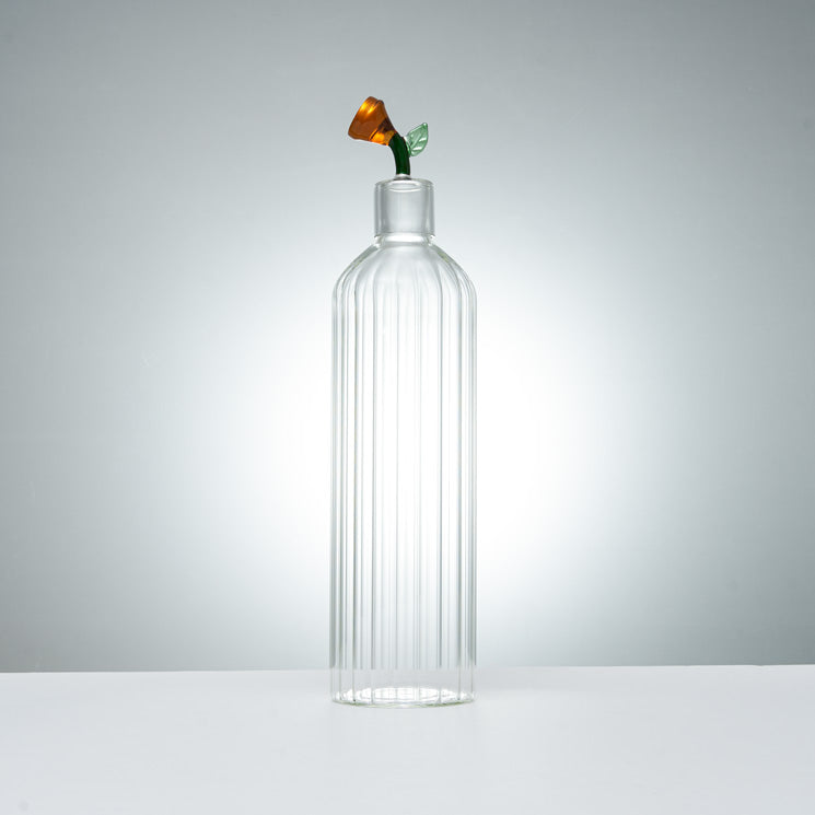Designer Glass Carafe + 1 French Bamboo Charcoal Filter