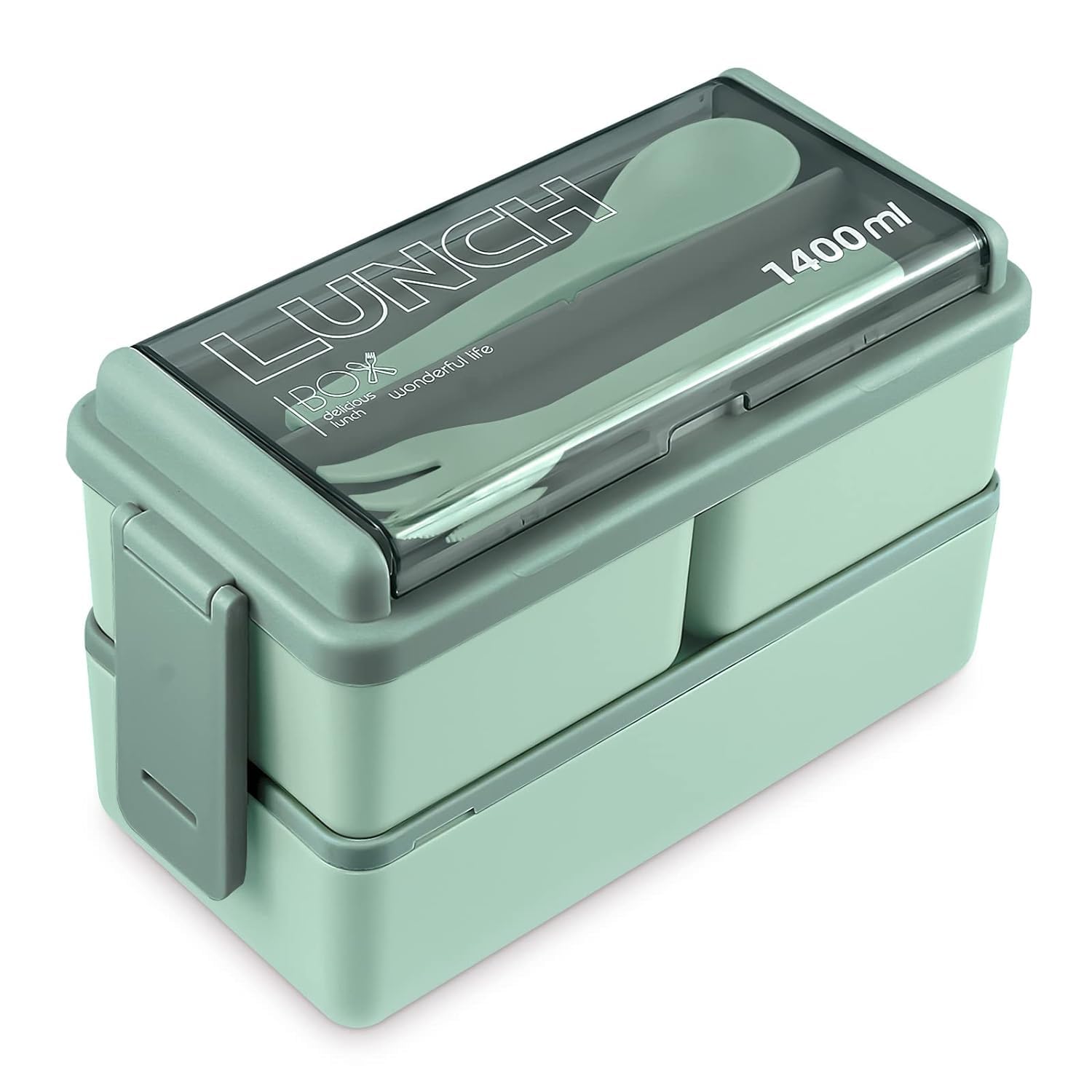 Double Decker Plastic Lunch Box