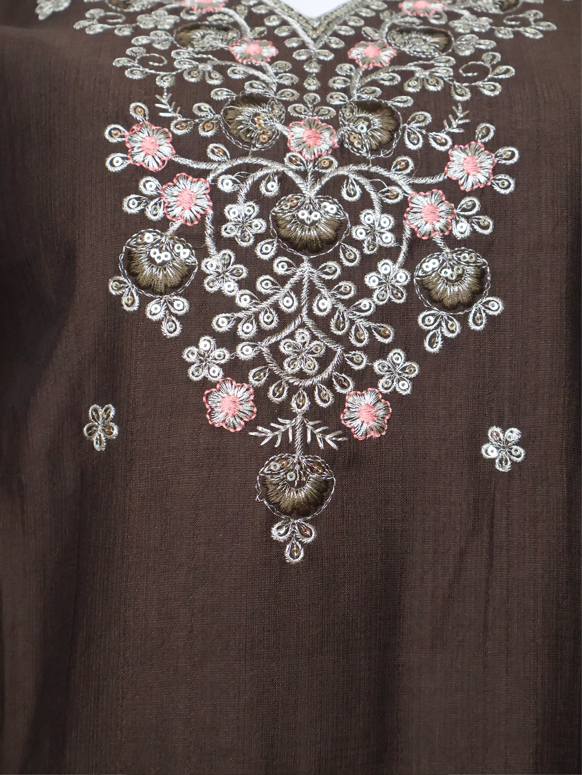 Cotton Kurti with Beautifully Embroidered Neckline-2