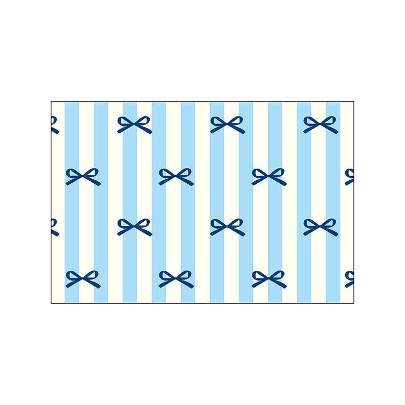 Blue Bow Knot Entryway Doormat