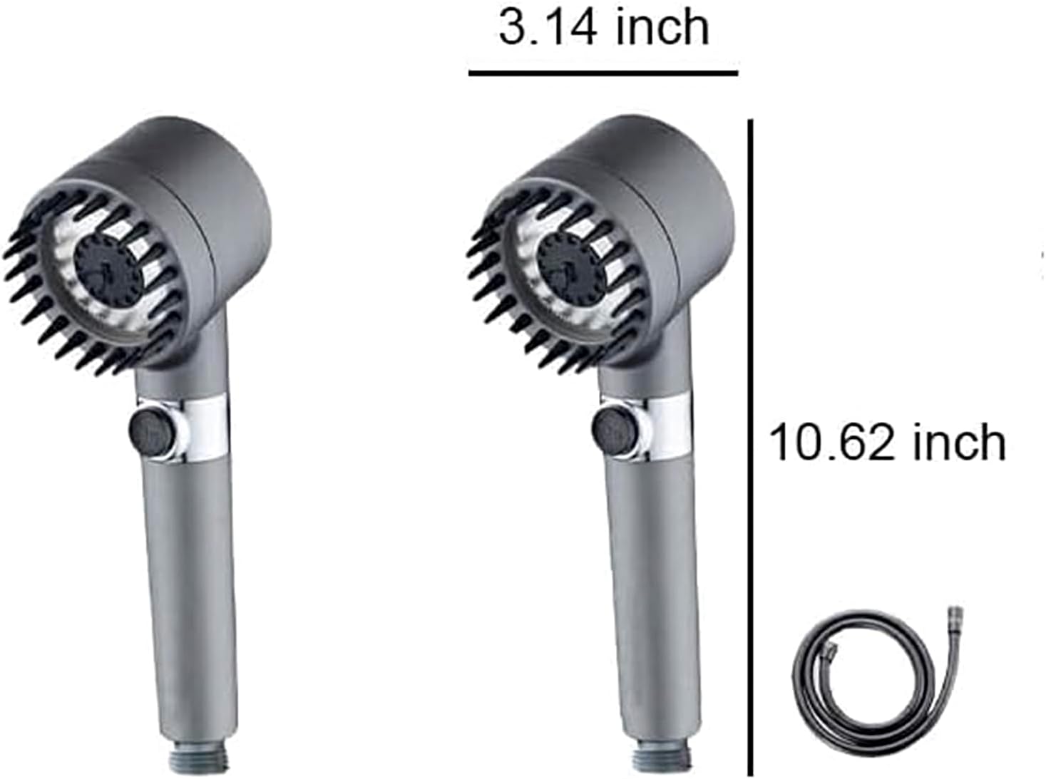 Shower Head, Hard Water Filter Shower Head With High Pressure, 3 Spray Modes