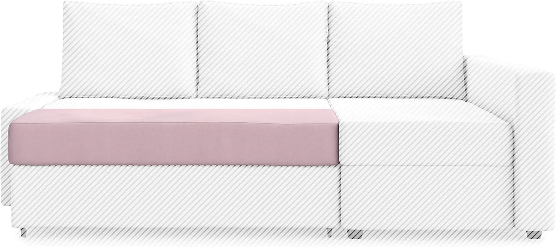 Friheten Slipcover Pink Snug Fit For Ikea Friheten Chaise-3