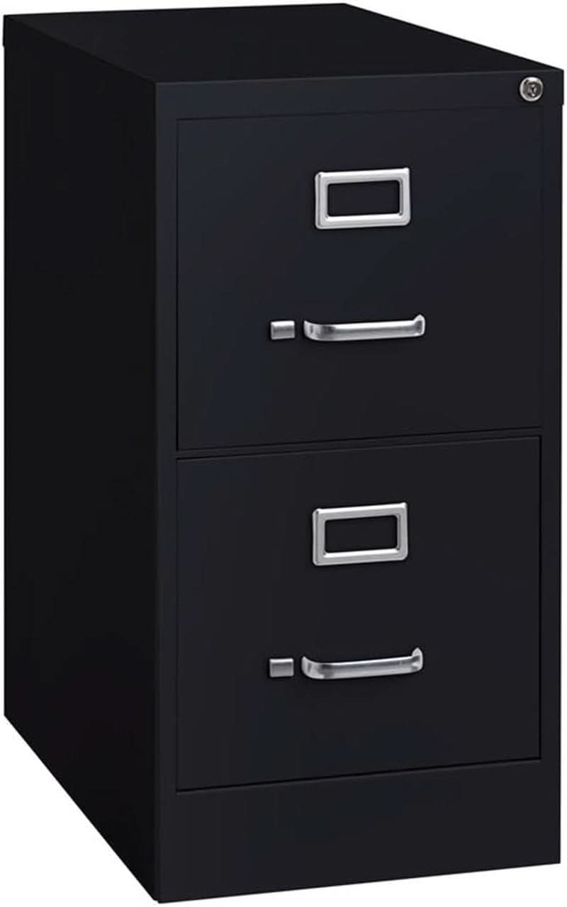 28.38 Inch Vertical Filing Cabinet Lockable Metal For Home Office Use Pre Assembled Letter Size Compatible-2