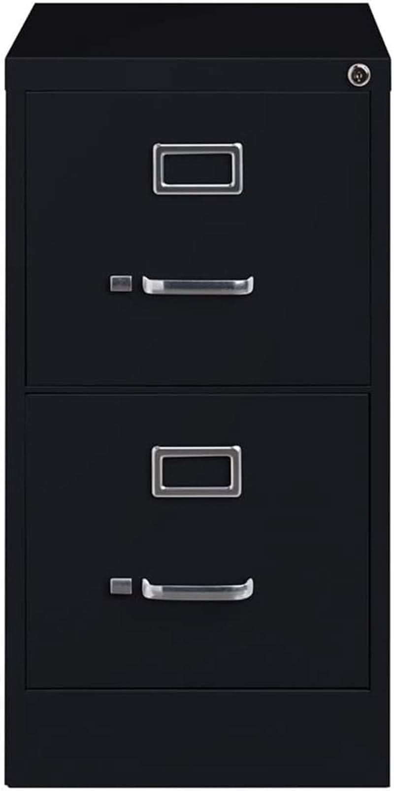 28.38 Inch Vertical Filing Cabinet Lockable Metal For Home Office Use Pre Assembled Letter Size Compatible-3