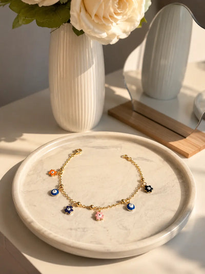 Lucky Charm Evil Eye Bracelet