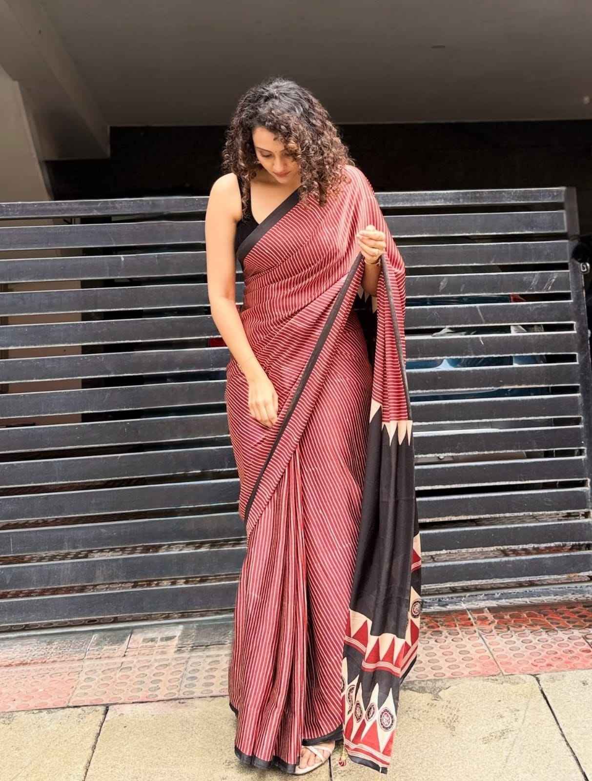 Raktima Rekha Modal Silk Saree Rameshwar