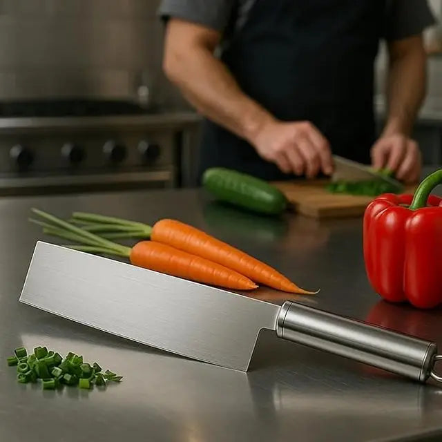 Knife for Kitchen Use 1 Pc – Stainless Steel Vegetable Cleaver Knife 16699
