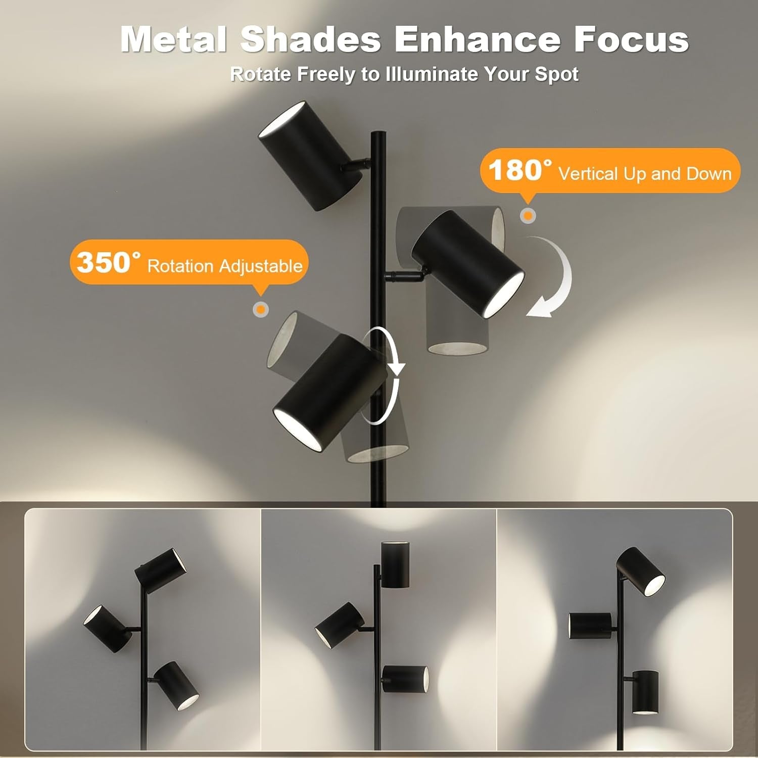 Commercial Grade LED Floor Lamp With Remote Dimmable-3