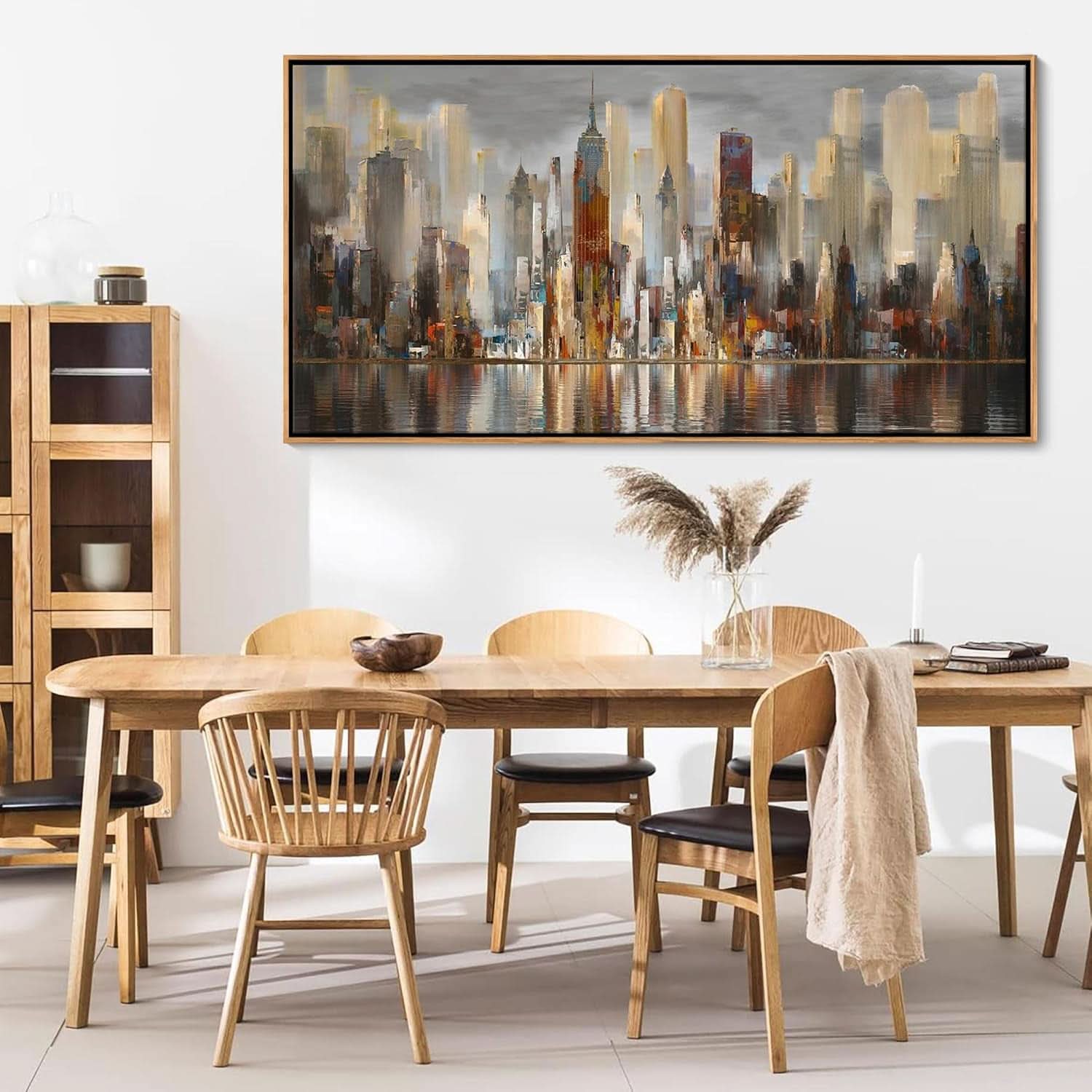 New York Cityscape Ultra High Definition Canvas Art 24x48-2
