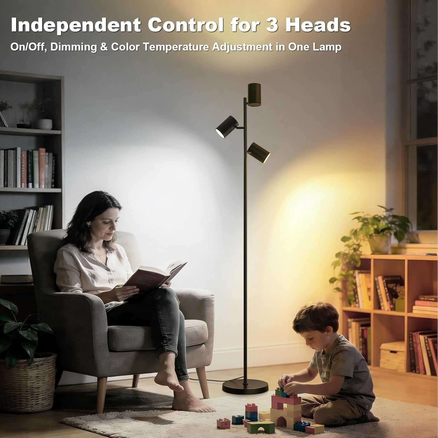 Commercial Grade LED Floor Lamp With Remote Dimmable-2