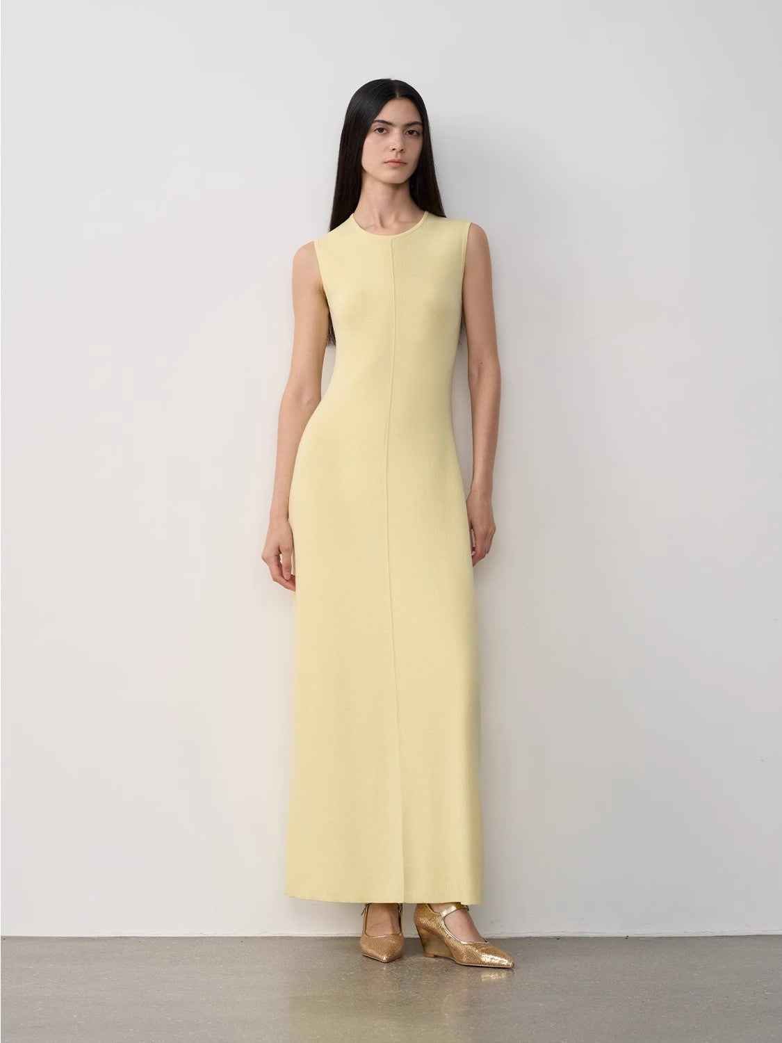 Fireladyfur Women's Merino Wool Knit Dress"Island Letters"