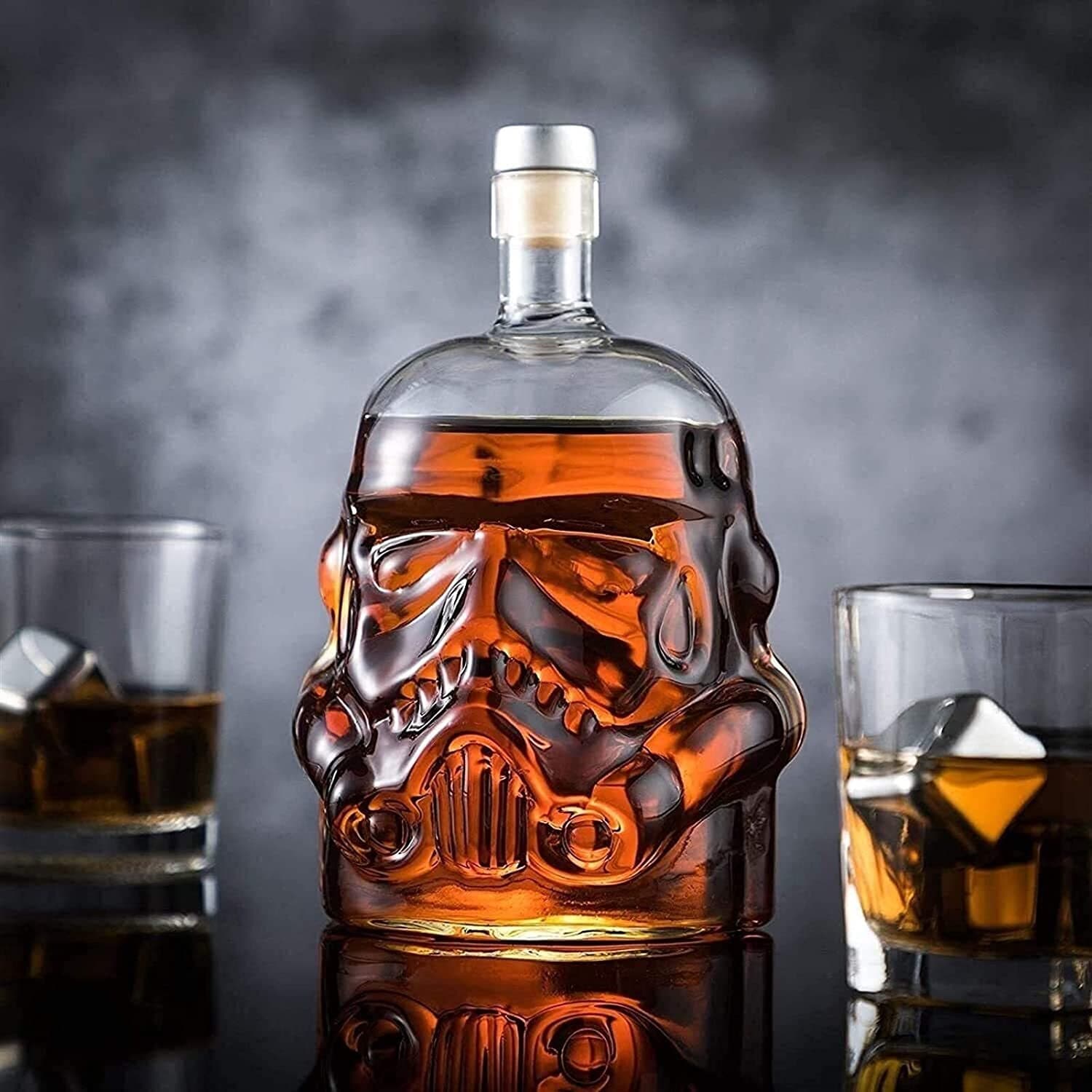 Stormtrooper Bottle Decanter Starwars Storm Trooper Whiskey Carafe For Whiskey Vodka And Wine 680ML