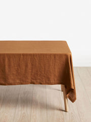 Brown Linen Table Cloth-0