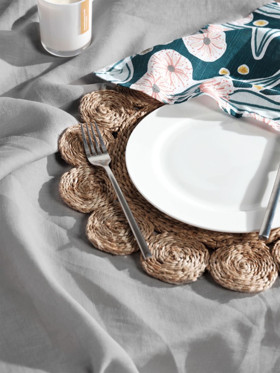 Grey Linen Table Cloth-1