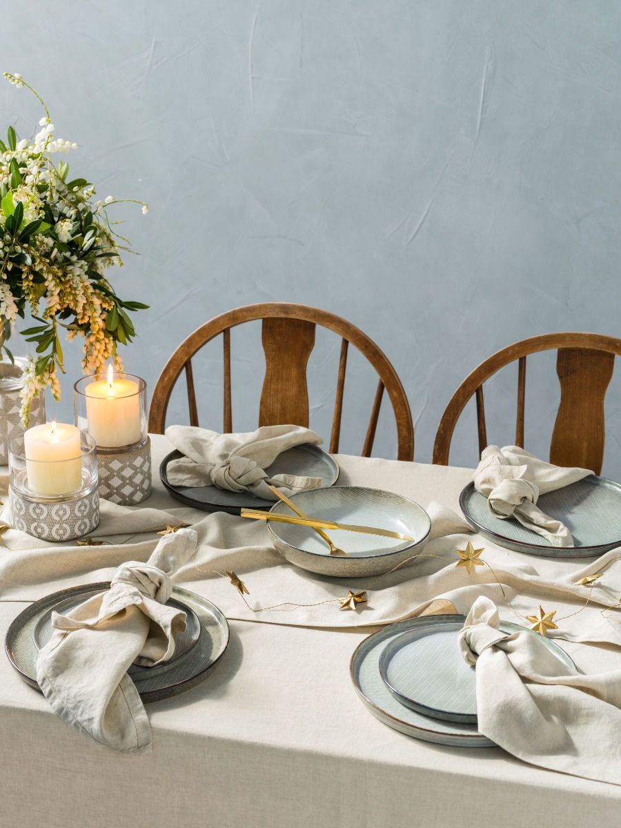 Stone Linen Table Cloth-2