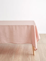 Peach Linen Table Cloth-0