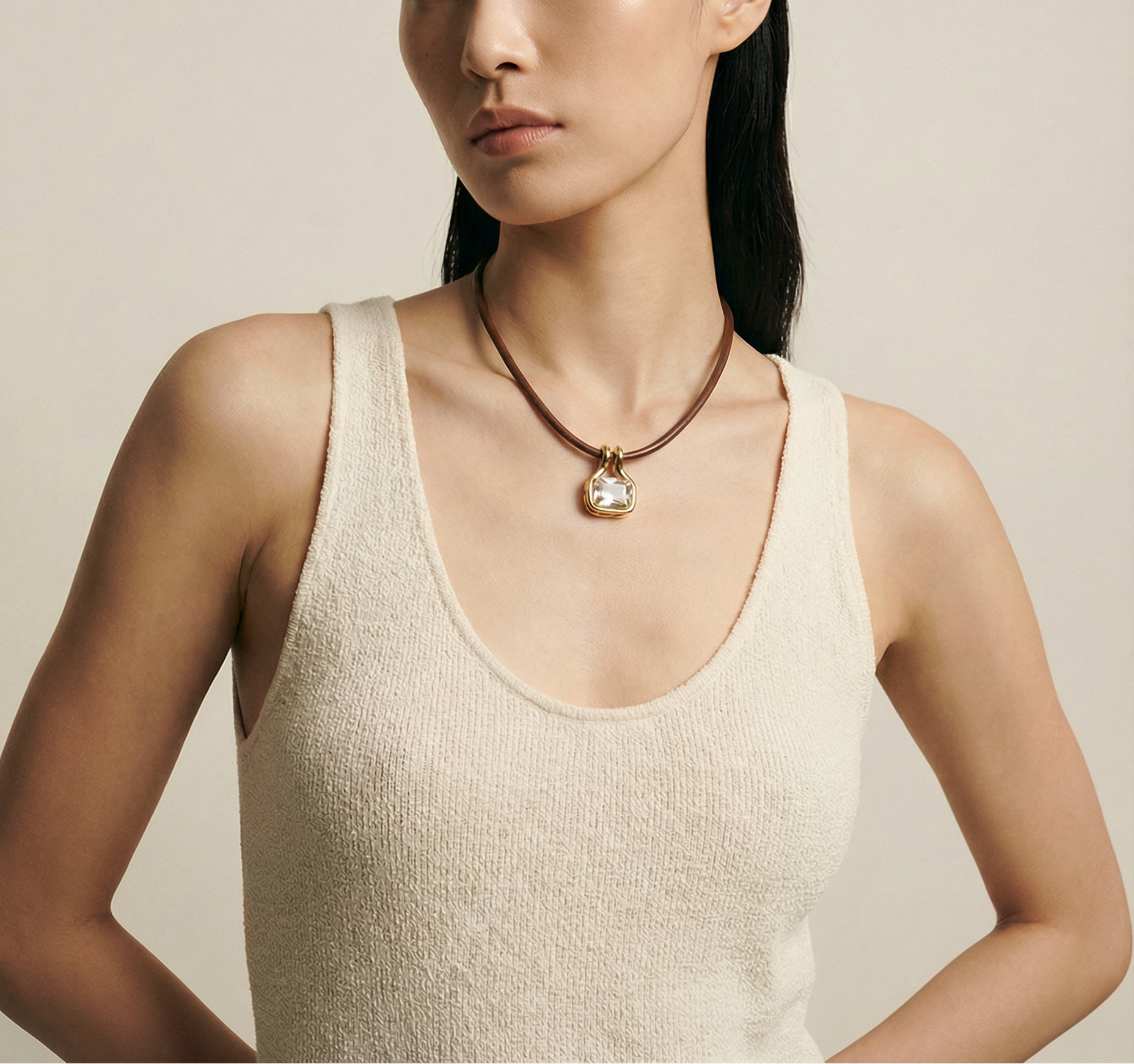 Naia Gem Pendant Necklace