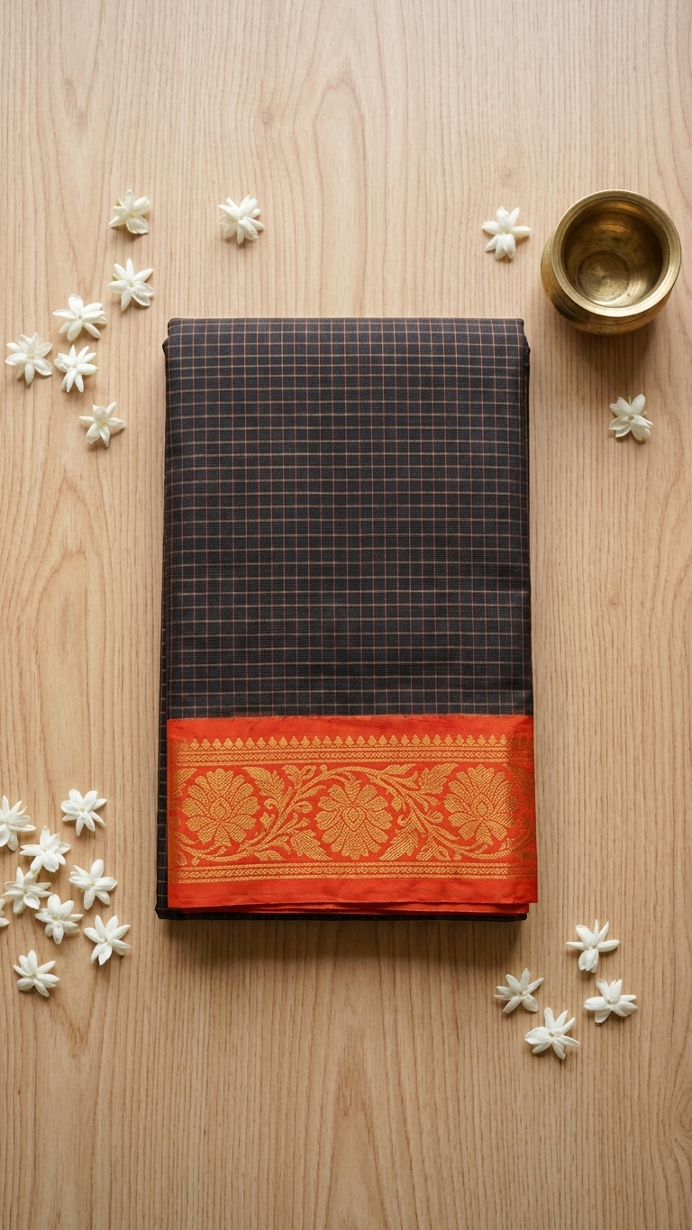 Banarasi Silk Zari Woven Saree for Women (Multicolor, 6.3 m)