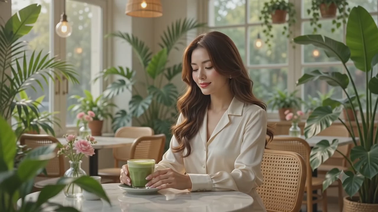 Load video: Korean Lily of the Valley Tulip Hair Claw Clip – Fairy Flower Ponytail Clip
