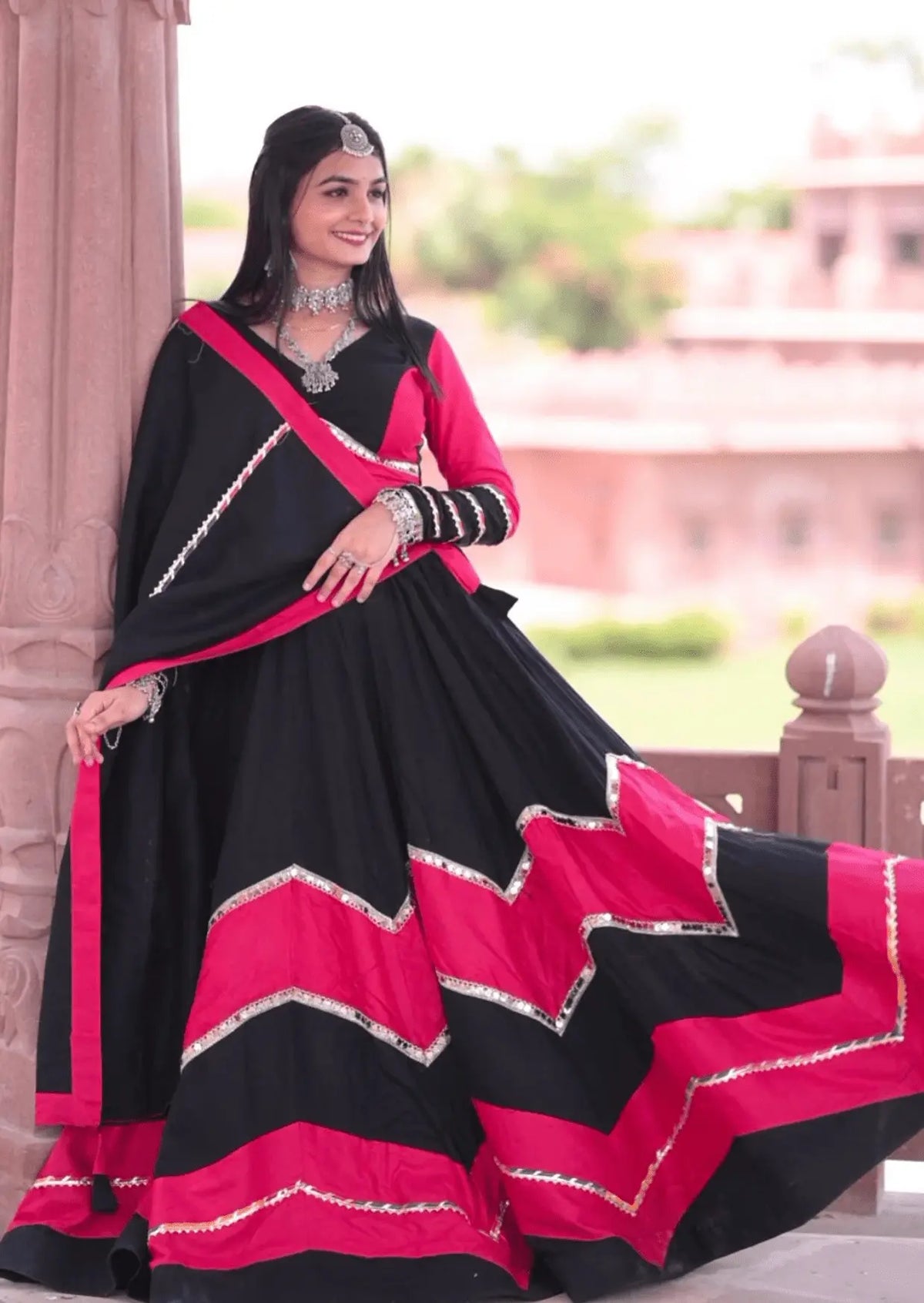 Rangrez Rayon Cotton Lehenga Set Yooneck