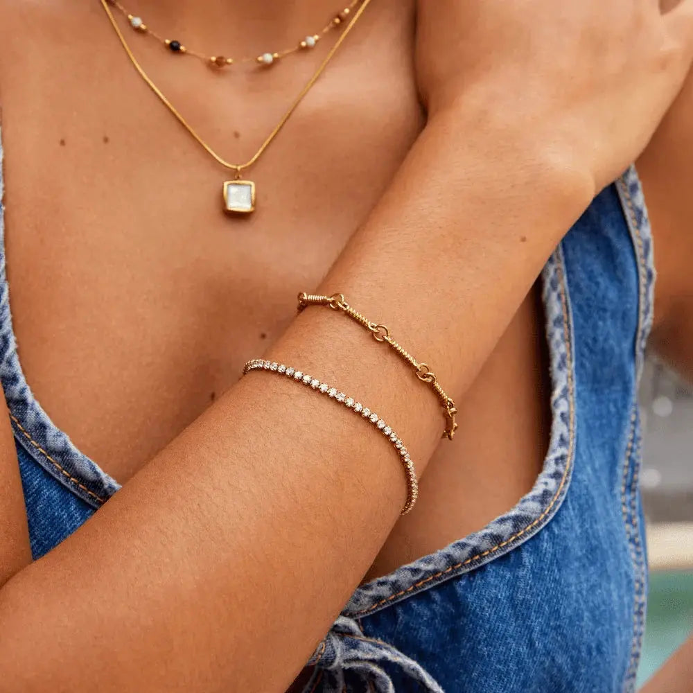 Elegant Tennis Bracelet SORI STYLE
