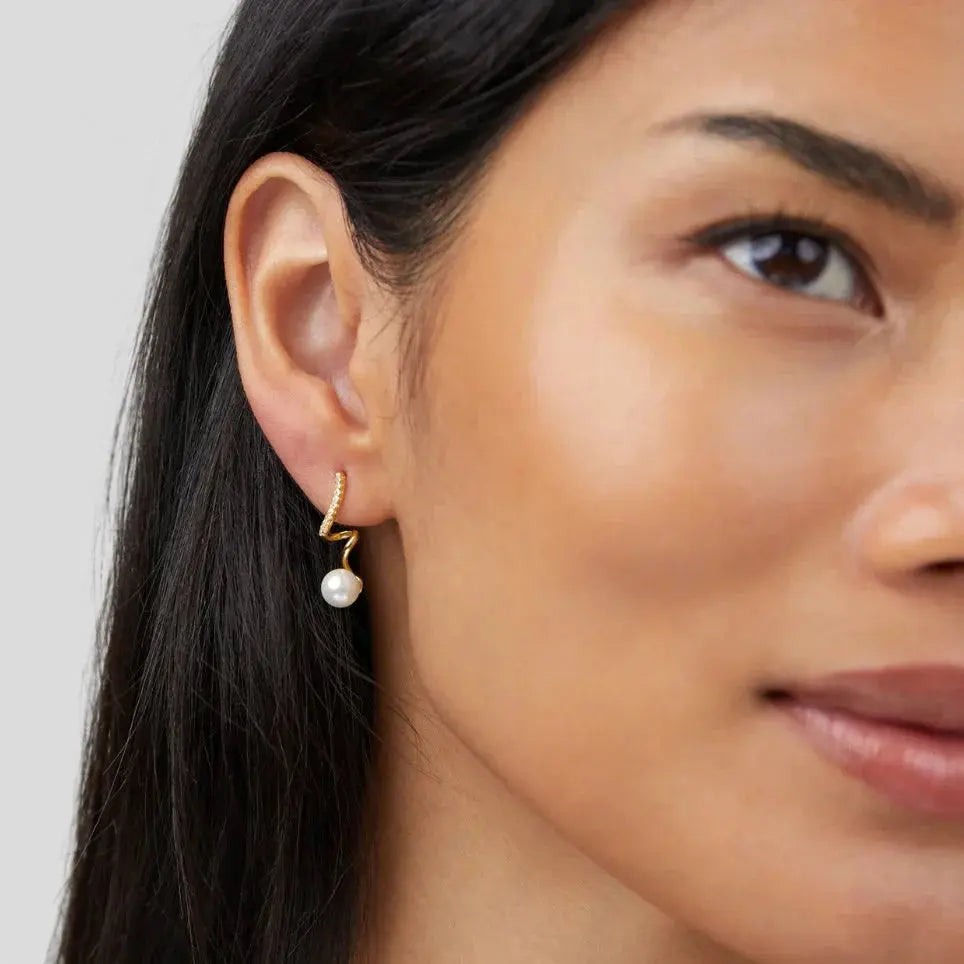 Pearl Wave Earring SORI STYLE